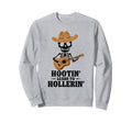 Hootin Leads To Hollerin Skeleton Sweatshirt - Minimalist Print for Adults - T-Shirt, Sweatshirt, Hoodie