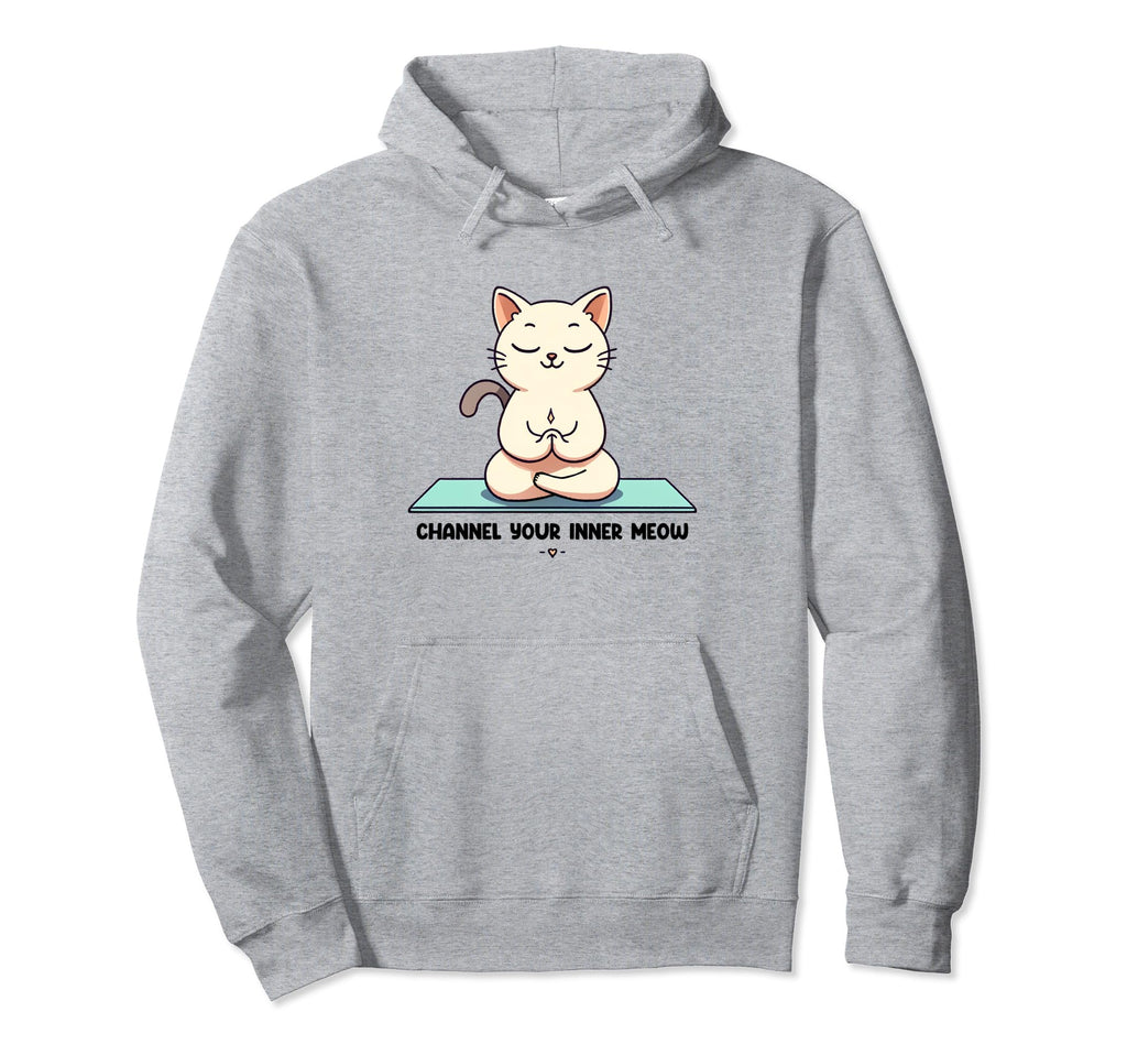 Cat Lover Channel Your Inner Meow Hoodie - Aesthetic Graphic Unisex - T-Shirt, Sweatshirt, Hoodie