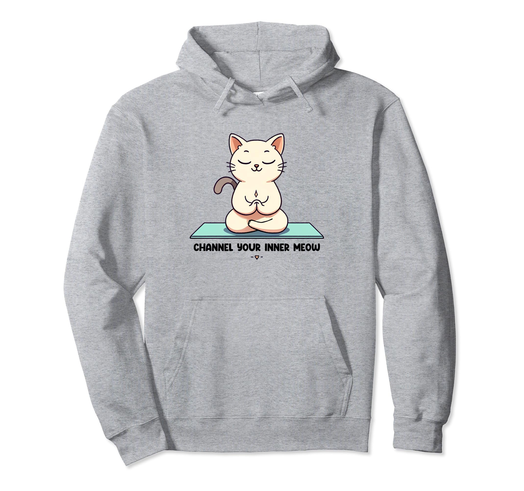 Cat Lover Channel Your Inner Meow Hoodie - Aesthetic Graphic Unisex - T-Shirt, Sweatshirt, Hoodie