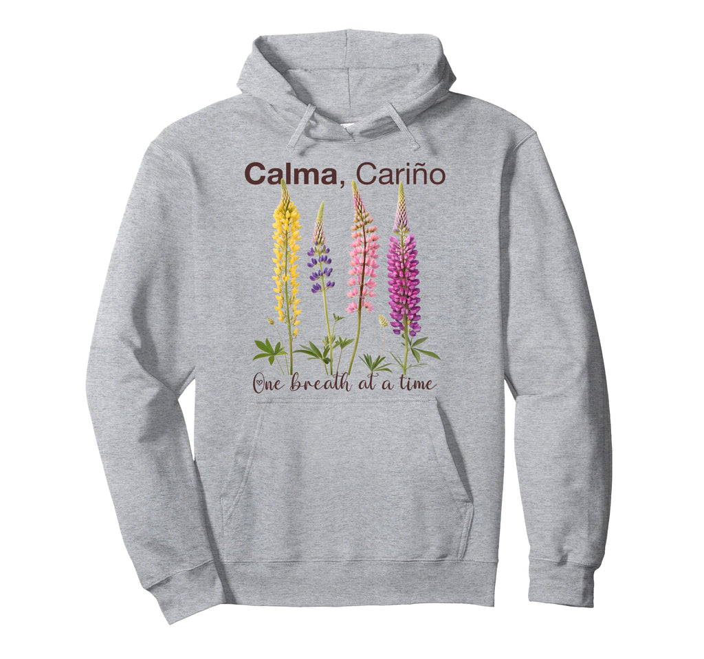 Mindfulness Calma Cari O One Breath Time Hoodie - Trendy Graphic Men Women - T-Shirt, Sweatshirt, Hoodie