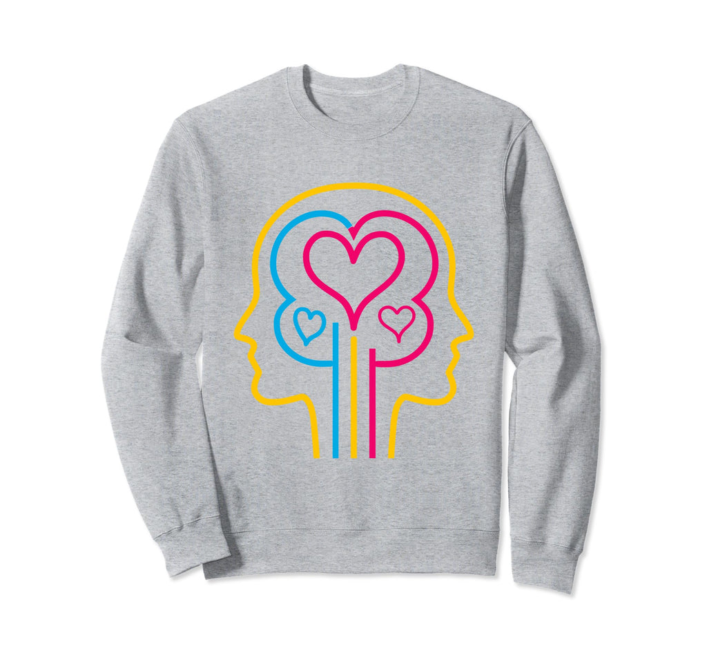 Mental Health Simple Brain Illness Sweatshirt - Unique Graphic Men Women - T-Shirt, Sweatshirt, Hoodie