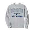 Huntington West Virginia Wv Navy Sweatshirt - Casual Everyday Wear Unisex - T-Shirt, Sweatshirt, Hoodie