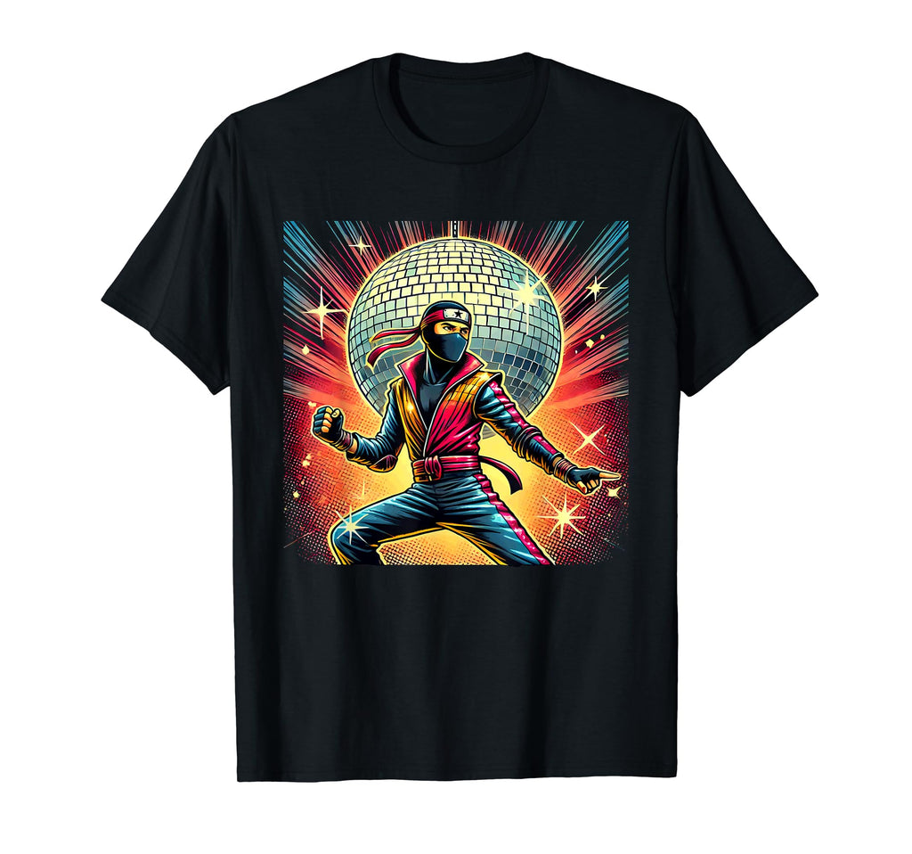 Aesthetic Ninja Disco Ball T-Shirt - Fun Novelty Design Men Women - T-Shirt, Sweatshirt, Hoodie