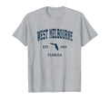 West Melbourne Florida Fl Athletic Navy T-Shirt - Novelty Apparel Unisex - T-Shirt, Sweatshirt, Hoodie