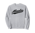 Atlanta Georgia 1970S Black Text Sweatshirt - Trendy Graphic Men Women - T-Shirt, Sweatshirt, Hoodie
