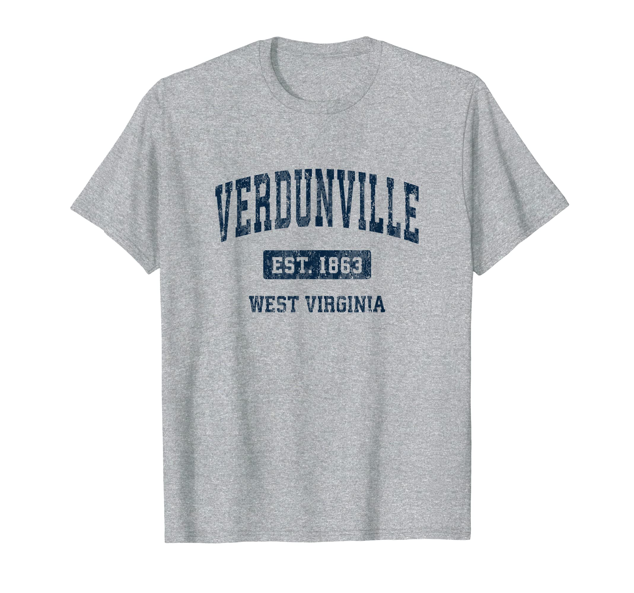 Verdunville West Virginia Wv Athletic T-Shirt - Graphic Print Men Women - T-Shirt, Sweatshirt, Hoodie