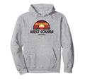 West Covina California Sunset Inspired Hoodie - Aesthetic Graphic Unisex - T-Shirt, Sweatshirt, Hoodie