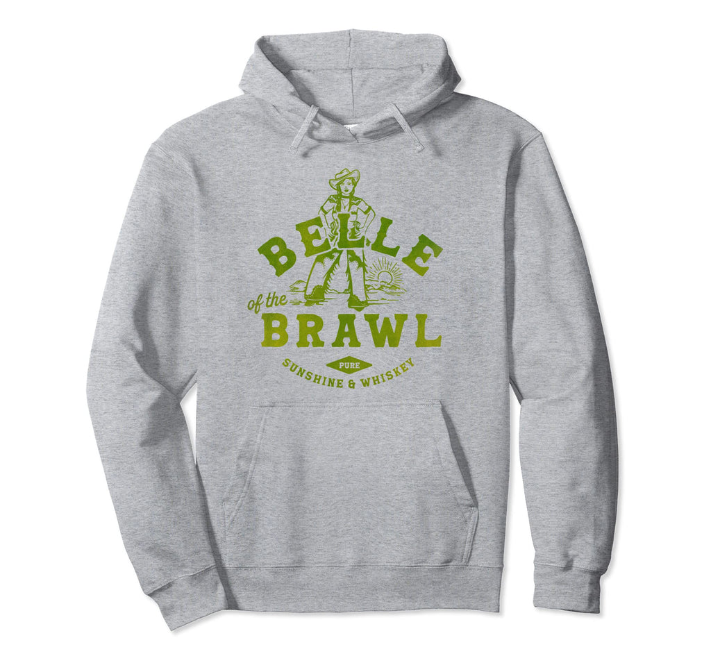 Belle Brawl Sassy Texas Western Cowgirl Hoodie - Novelty Apparel Men Women - T-Shirt, Sweatshirt, Hoodie