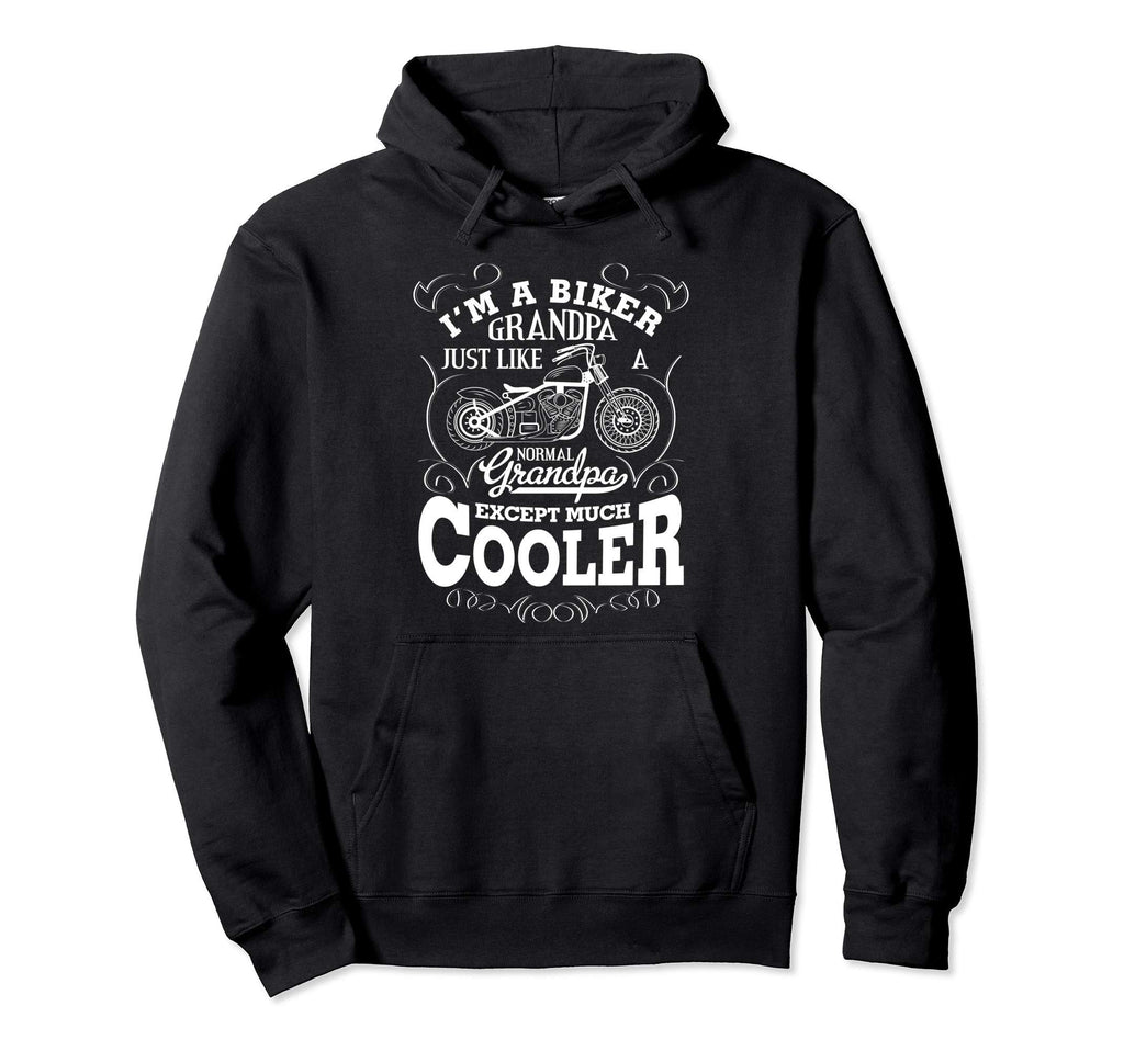 Motorcycle Motorcycles Lover Grandpa Hoodie - Trendy Graphic Men Women - T-Shirt, Sweatshirt, Hoodie