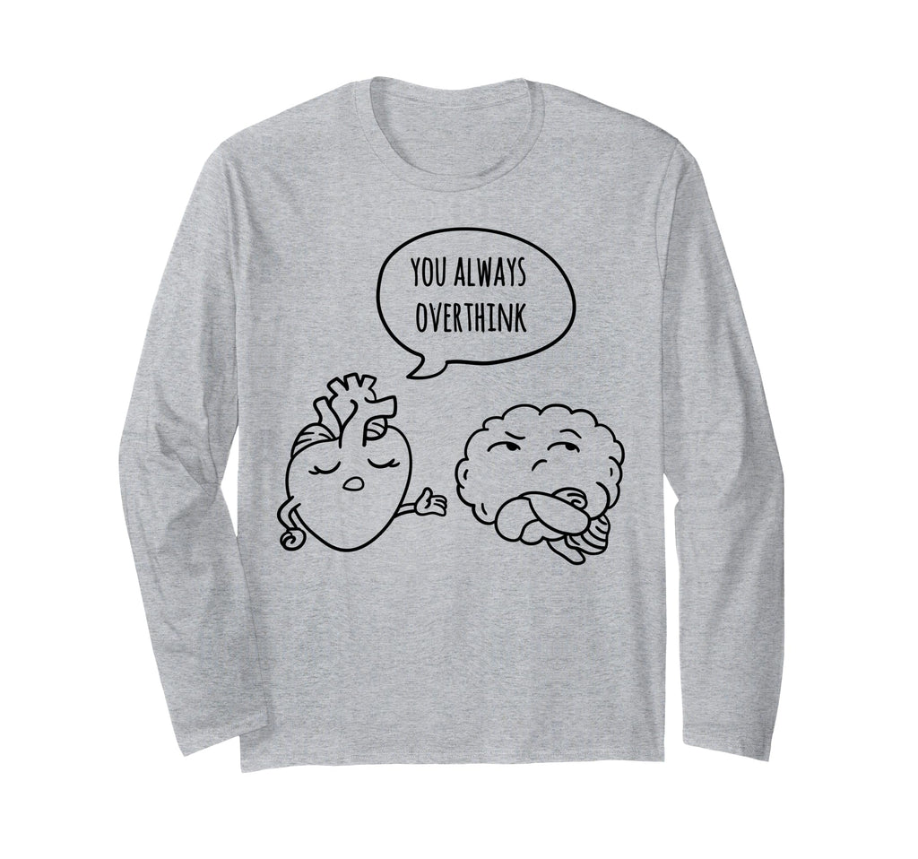 Overthinker Cartoon T-Shirt - Graphic Print Unisex - T-Shirt, Sweatshirt, Hoodie