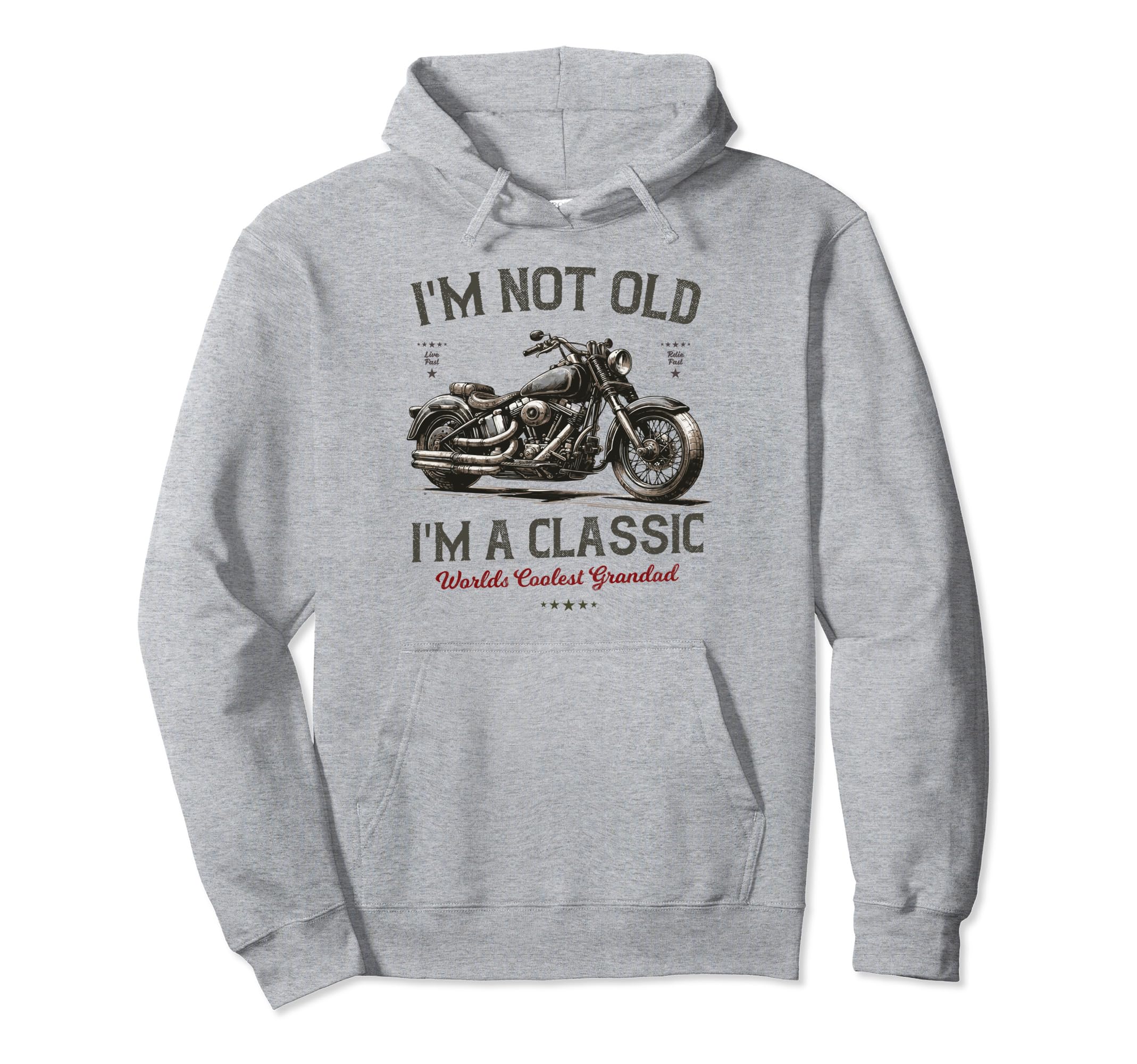 Im Not Old Im Motorbike Birthday Hoodie - Fun Novelty Design Unisex - T-Shirt, Sweatshirt, Hoodie