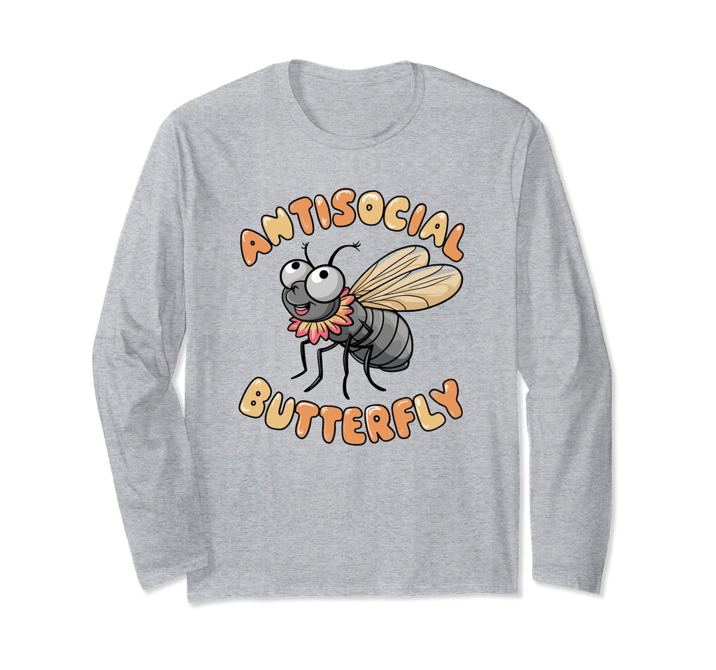 Antisocial Butterfly Funny Housefly T-Shirt - Streetwear Style Unisex - T-Shirt, Sweatshirt, Hoodie