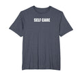 Self Care Mens Big And Tall Heather Blue T-Shirt - Graphic Print Unisex - T-Shirt, Sweatshirt, Hoodie