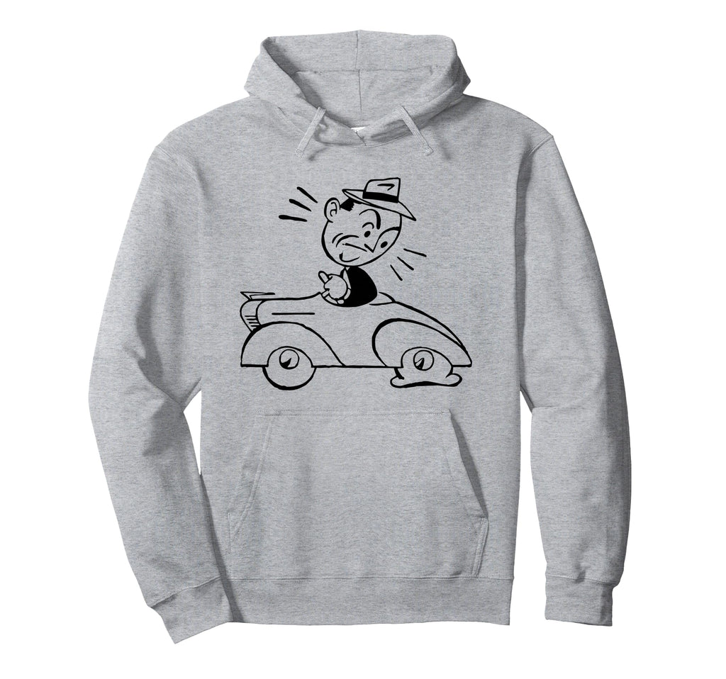 Flat Tire Car Convertible Show Hoodie - Aesthetic Graphic for Adults - T-Shirt, Sweatshirt, Hoodie