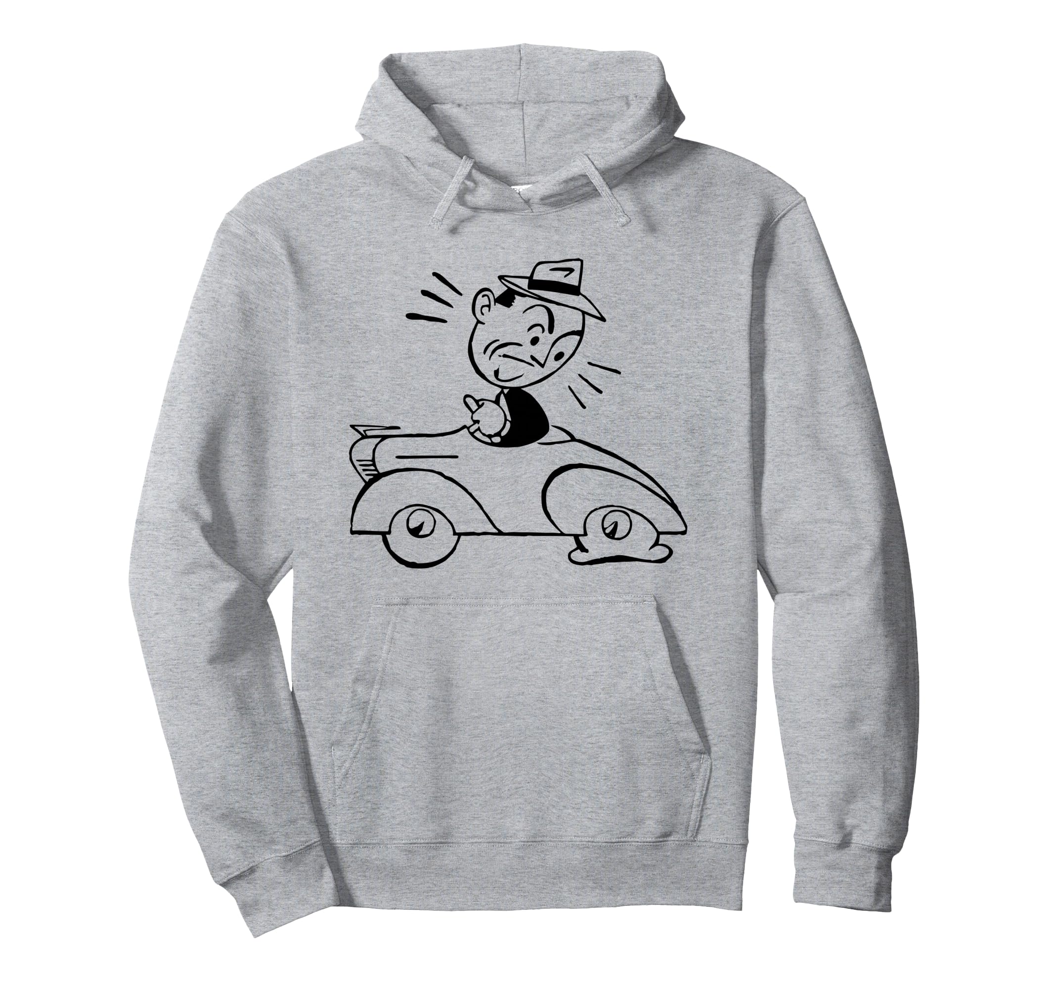 Flat Tire Car Convertible Show Hoodie - Aesthetic Graphic for Adults - T-Shirt, Sweatshirt, Hoodie
