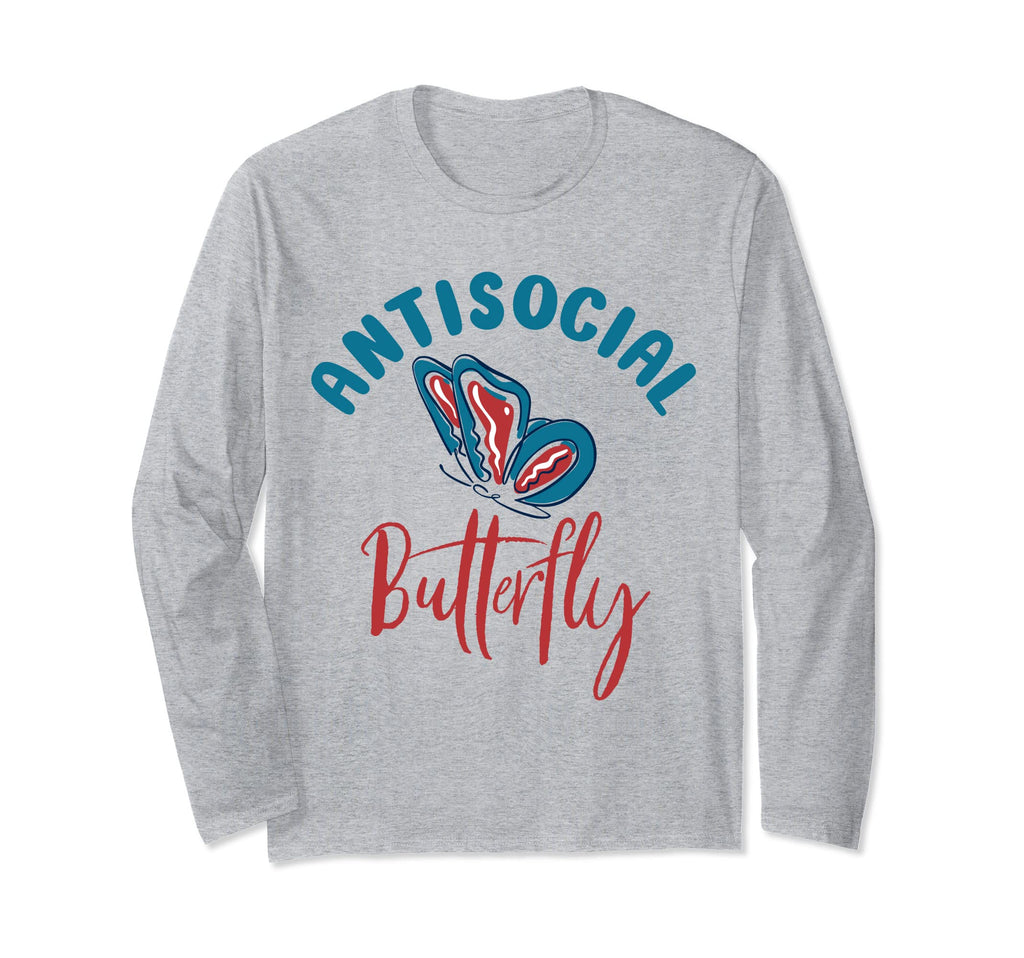 Antisocial Butterfly Antisocial Introvert T-Shirt - Graphic Print Men Women - T-Shirt, Sweatshirt, Hoodie