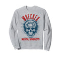 Adhd Wrecked Mental Spaghetti Sweatshirt - Casual Everyday Wear Men Women - T-Shirt, Sweatshirt, Hoodie