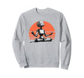 Meditation Robot Mindfulness Sweatshirt - Aesthetic Graphic for Adults - T-Shirt, Sweatshirt, Hoodie