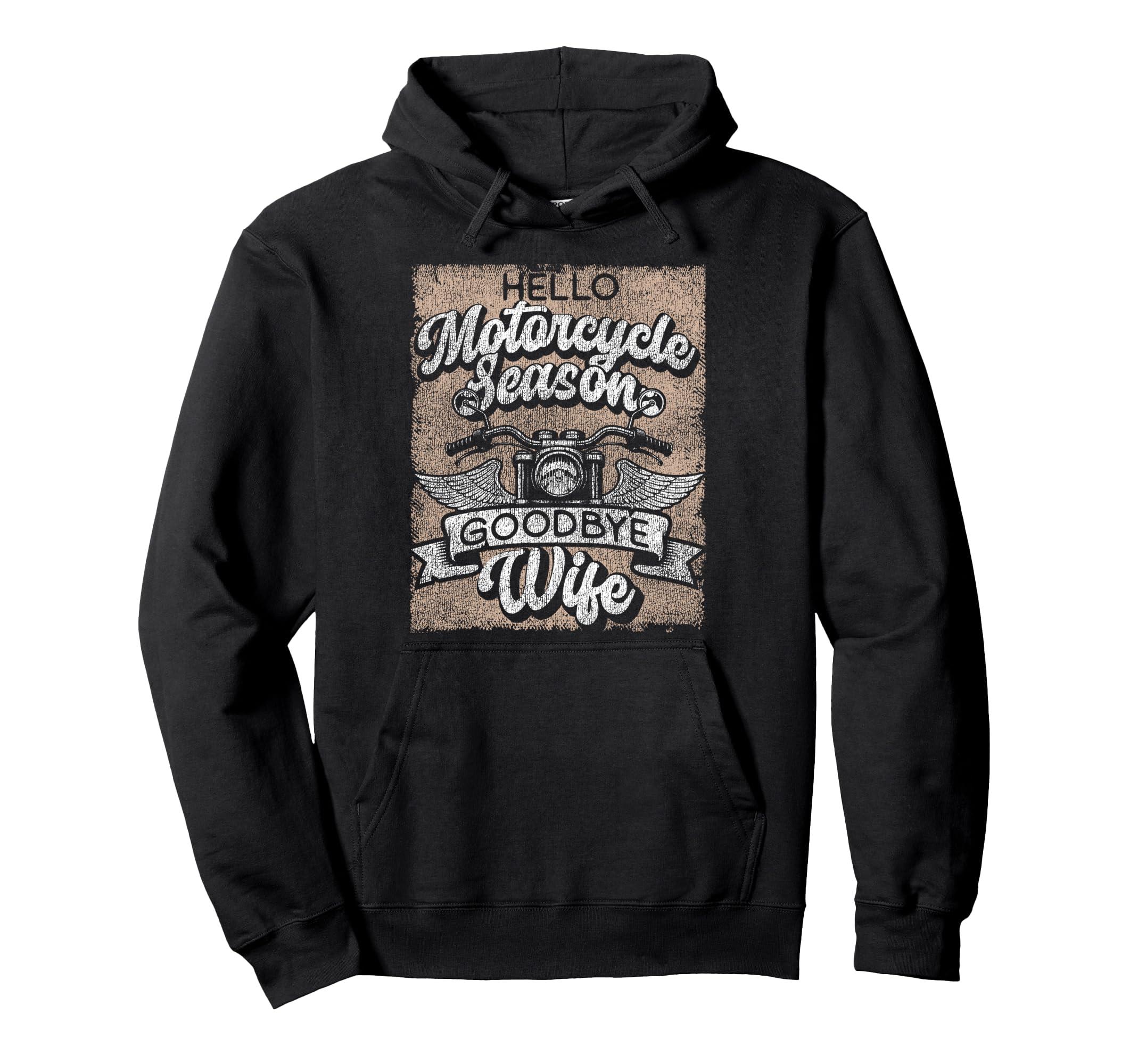 Motorcycle Biker Husband Wife Hoodie - Casual Everyday Wear Men Women - T-Shirt, Sweatshirt, Hoodie