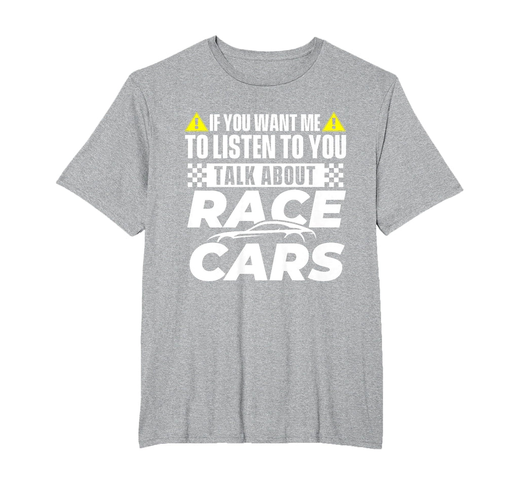 Talk About Race Cars Car Guy Auto Mechanic T-Shirt - Graphic Print Unisex - T-Shirt, Sweatshirt, Hoodie