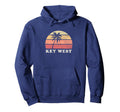 Key West Fl 70S Throwback Hoodie - Graphic Print Men Women - T-Shirt, Sweatshirt, Hoodie