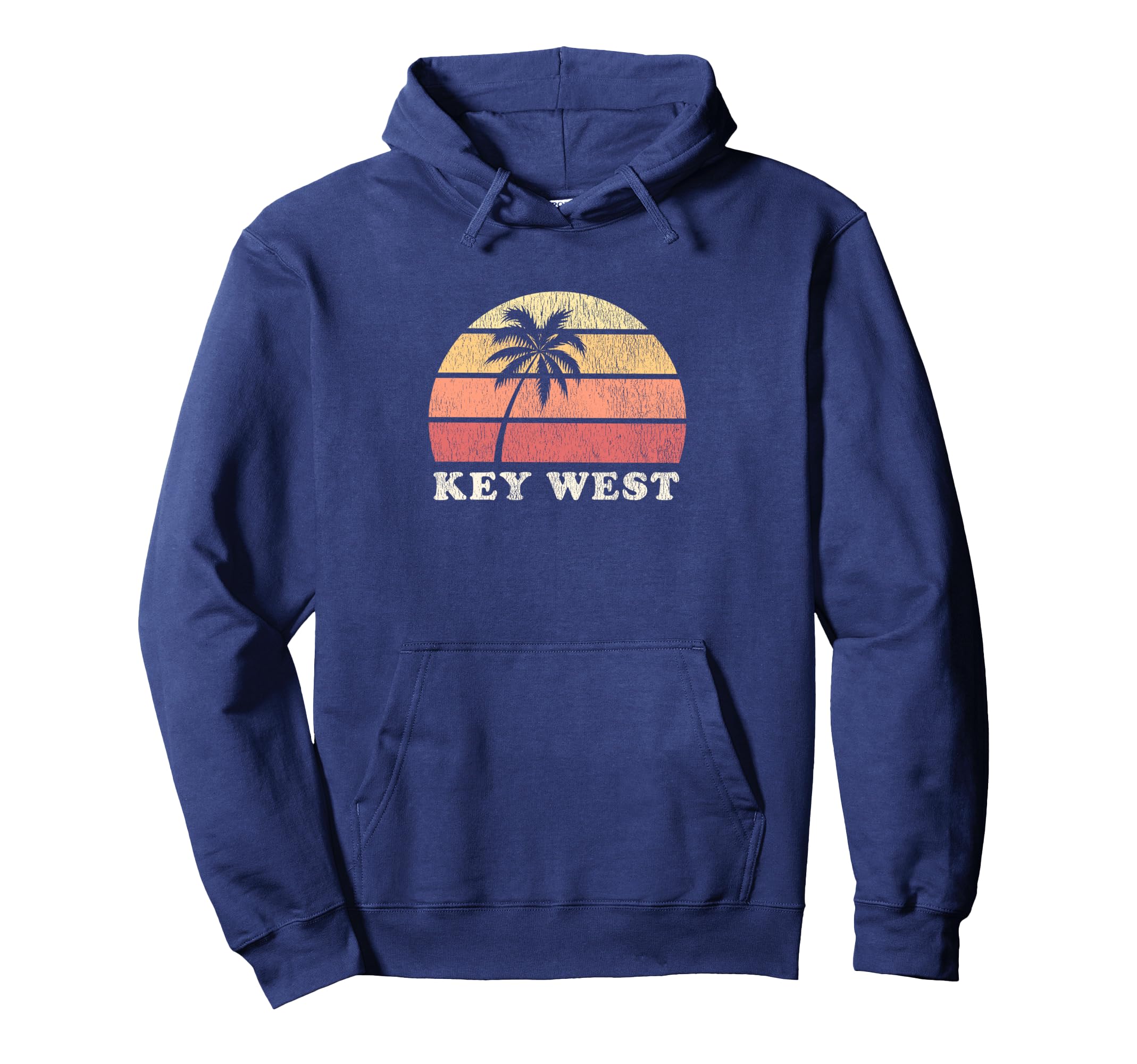 Key West Fl 70S Throwback Hoodie - Graphic Print Men Women - T-Shirt, Sweatshirt, Hoodie