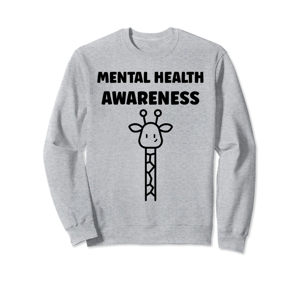 Giraffe Brain Illness Animal Mental Sweatshirt - Unique Graphic for Adults - T-Shirt, Sweatshirt, Hoodie