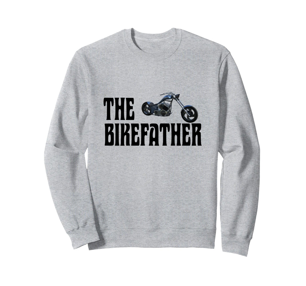 Biker Bikefather Biker Dad Funny Sweatshirt - Custom Art Print Unisex - T-Shirt, Sweatshirt, Hoodie