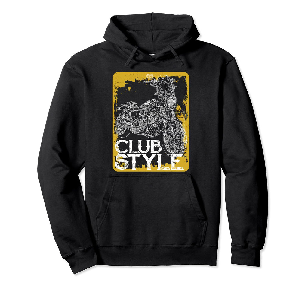 Motorcycle Lover Club Motorcycle Rider Hoodie - Streetwear Style for Adults - T-Shirt, Sweatshirt, Hoodie