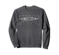 Canoe Diagram Industrial Art Tpa Sweatshirt - Unique Graphic for Adults - T-Shirt, Sweatshirt, Hoodie