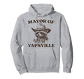 Mayor Yapsville Racoons Western Hoodie - Casual Everyday Wear Men Women - T-Shirt, Sweatshirt, Hoodie