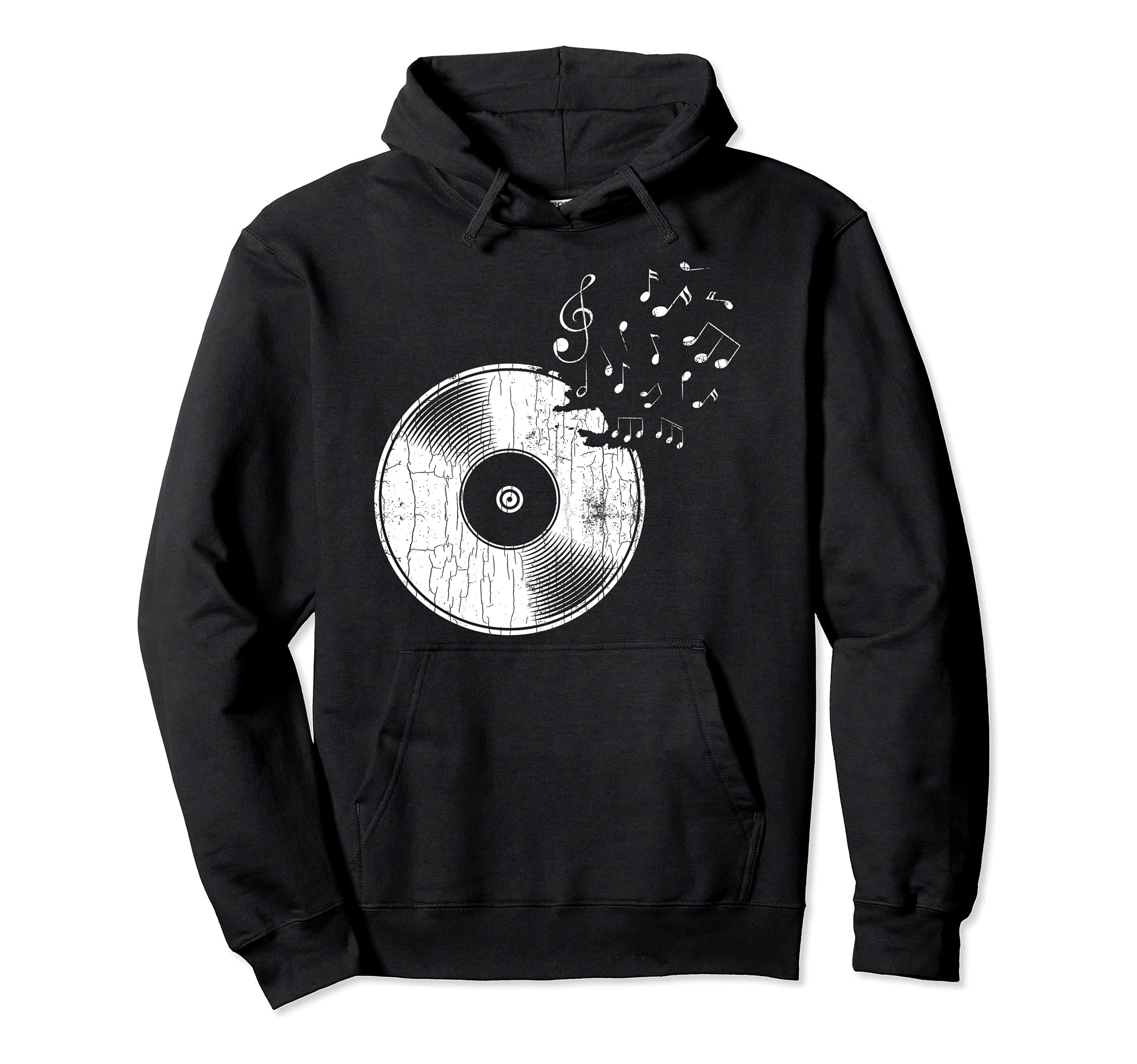Vinyl Music Funny Record Lover Hoodie - Casual Everyday Wear for Adults - T-Shirt, Sweatshirt, Hoodie
