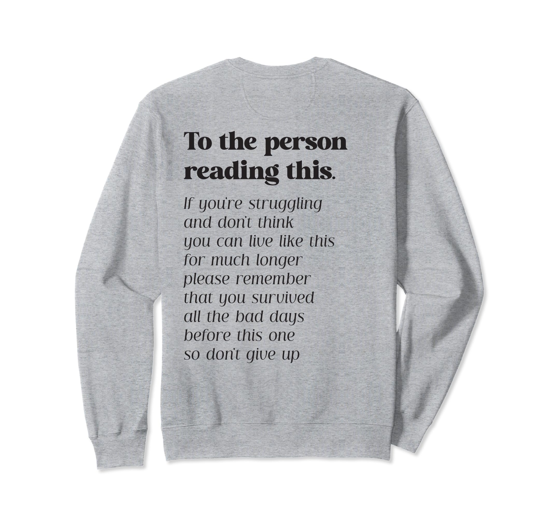 To Person Reading This Be Kind Sweatshirt - Minimalist Print Unisex - T-Shirt, Sweatshirt, Hoodie