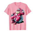 Coquette Bow Santa Santa Claus Disco T-Shirt - Custom Art Print Men Women - T-Shirt, Sweatshirt, Hoodie