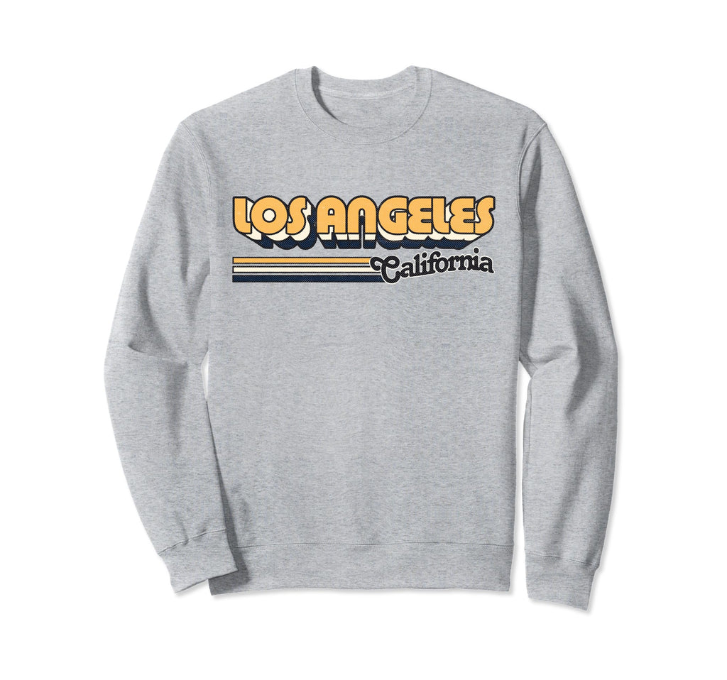 Los Angeles Stripes 70S Typography Sweatshirt - Custom Art Print Men Women - T-Shirt, Sweatshirt, Hoodie