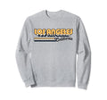 Los Angeles Stripes 70S Typography Sweatshirt - Custom Art Print Men Women - T-Shirt, Sweatshirt, Hoodie