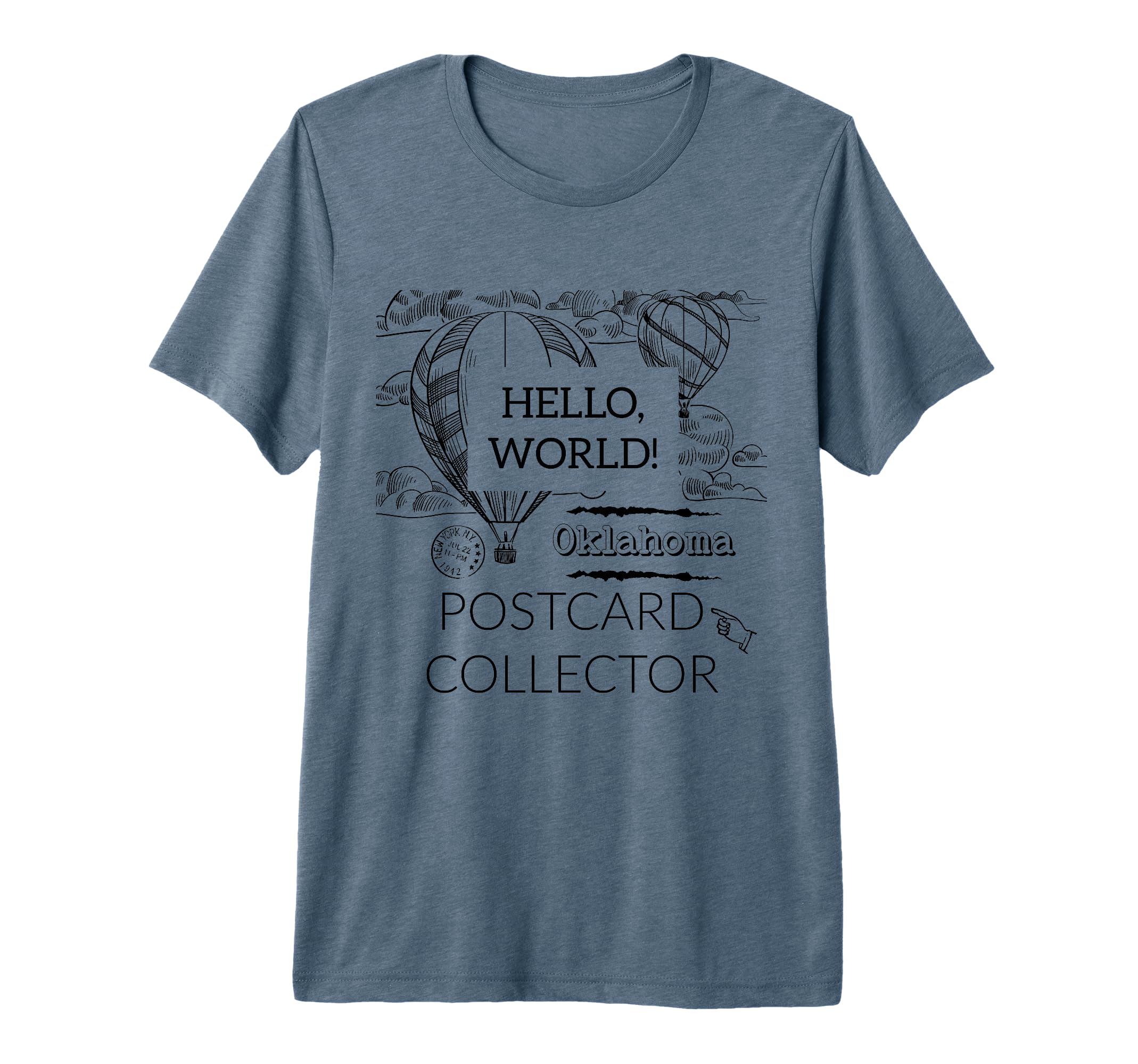 Postcard Collector Deltiologist Hobby T-Shirt - Novelty Apparel Men Women - T-Shirt, Sweatshirt, Hoodie