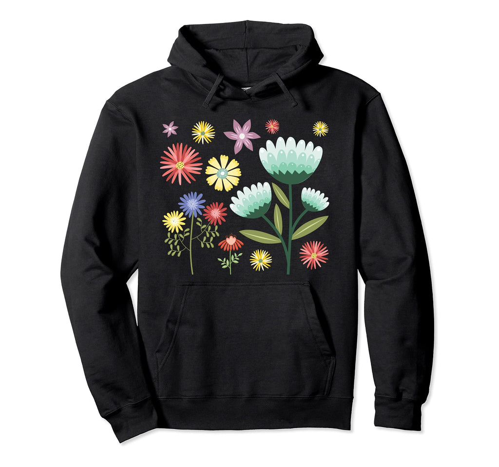 Inspired Botanical Flower Hoodie - Casual Everyday Wear Men Women - T-Shirt, Sweatshirt, Hoodie