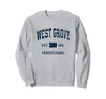 West Grove Pennsylvania Pa Athletic Sweatshirt - Unique Graphic for Adults - T-Shirt, Sweatshirt, Hoodie