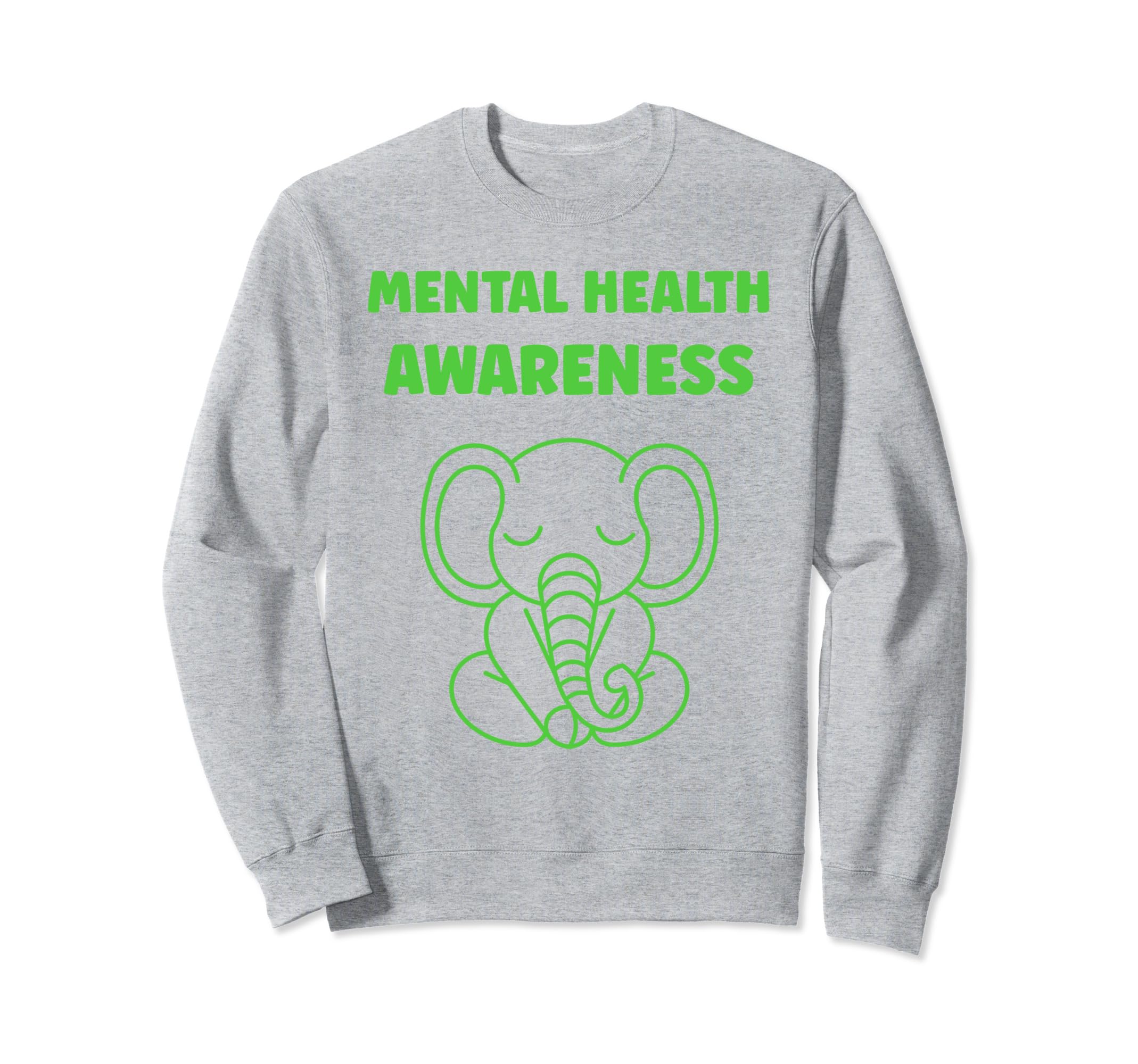 Elephant Brain Illness Animal Sweatshirt - Casual Everyday Wear Men Women - T-Shirt, Sweatshirt, Hoodie