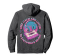 Keep Calm And Listen To Synthwave Hoodie - Fun Novelty Design Unisex - T-Shirt, Sweatshirt, Hoodie
