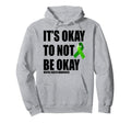 Mental Health Awareness Ribbon Hoodie - Custom Art Print Men Women - T-Shirt, Sweatshirt, Hoodie