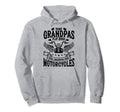 Biker Grandpa Funny Motorcycle Rider Hoodie - Streetwear Style for Adults - T-Shirt, Sweatshirt, Hoodie