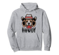 Howdy Beagle Dog Cowboy Rodeo Western Hoodie - Unique Graphic Men Women - T-Shirt, Sweatshirt, Hoodie