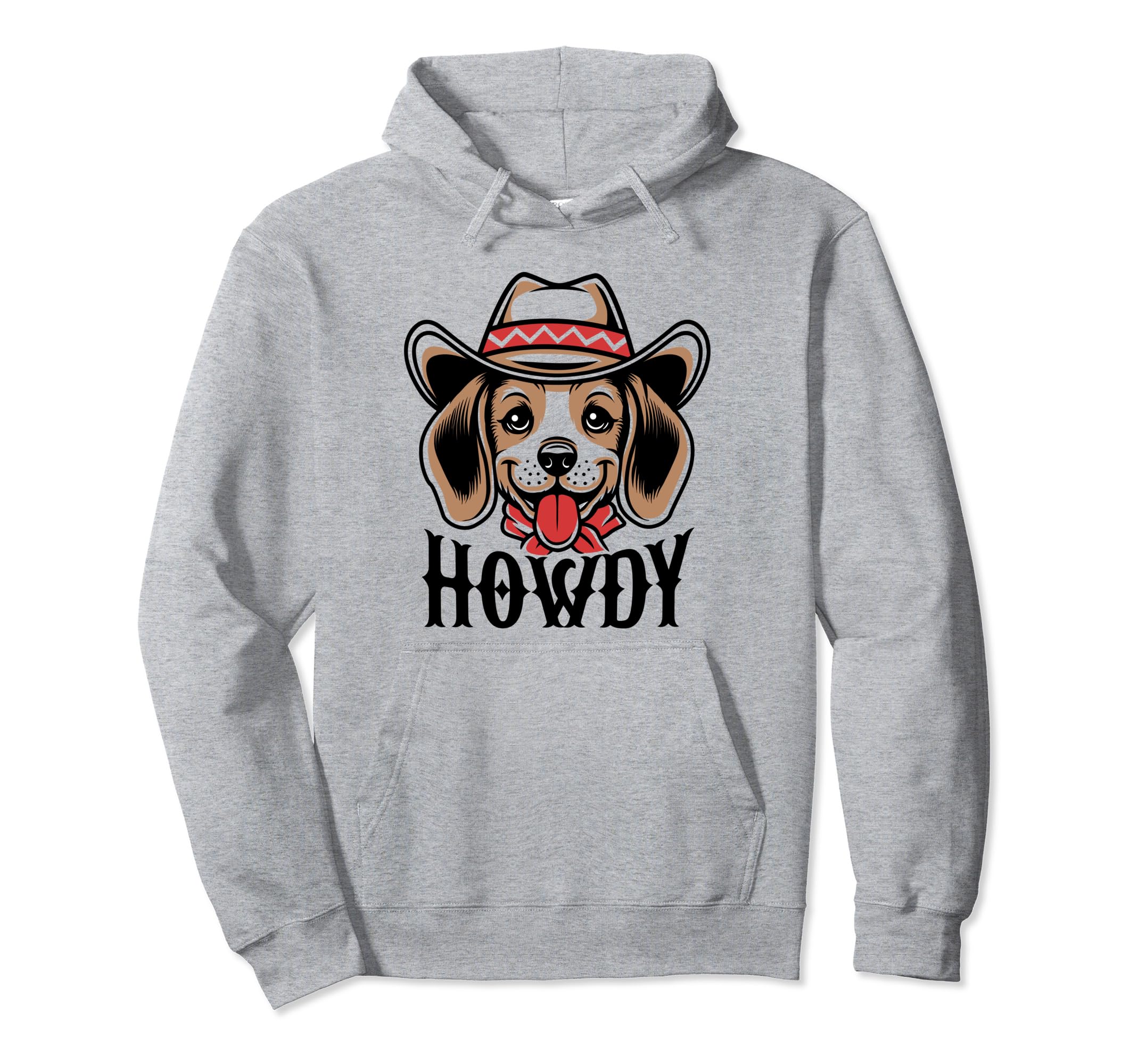 Howdy Beagle Dog Cowboy Rodeo Western Hoodie - Unique Graphic Men Women - T-Shirt, Sweatshirt, Hoodie