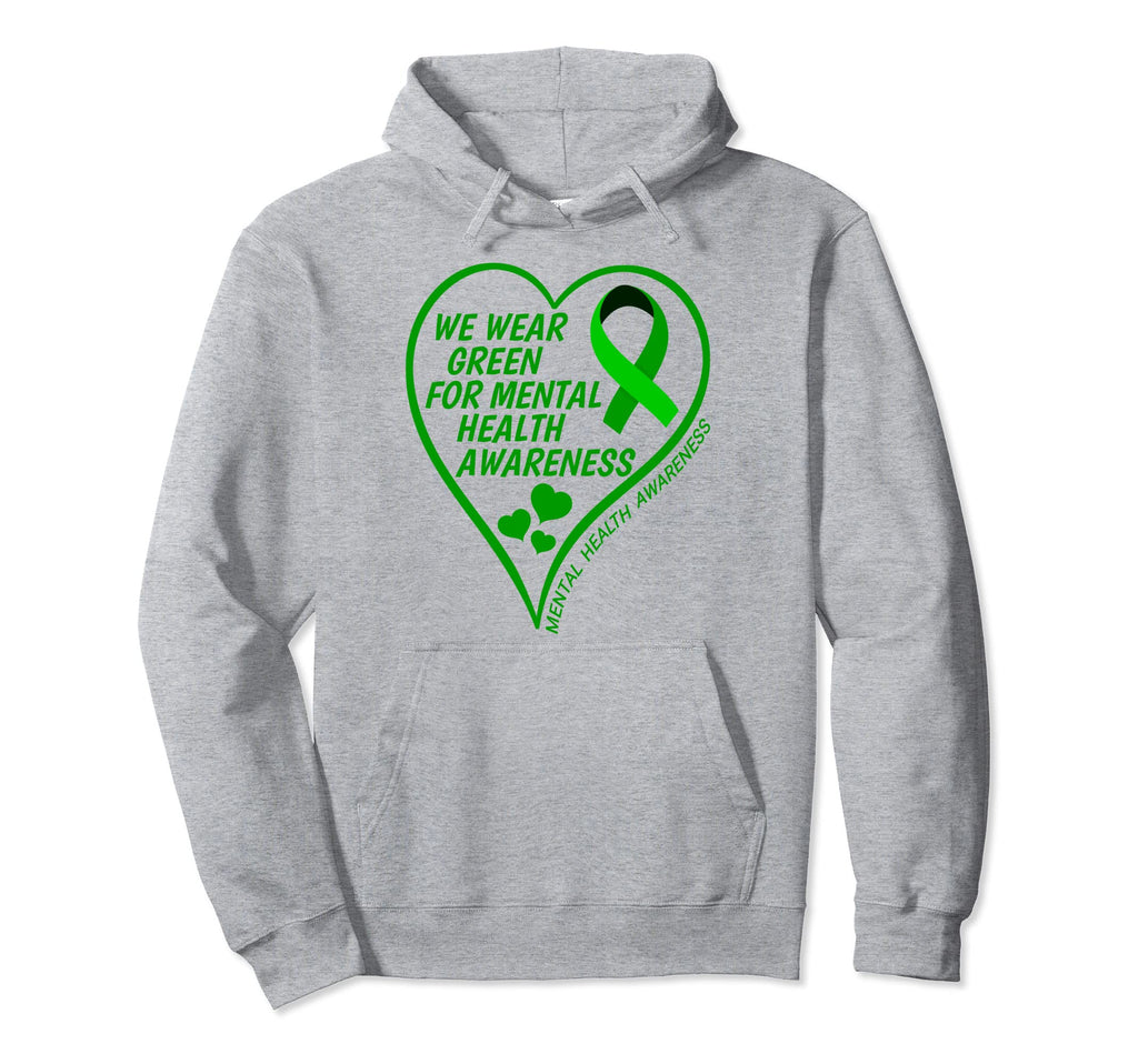 Mental Health Awareness 2023 We Wear Hoodie - Trendy Graphic Men Women - T-Shirt, Sweatshirt, Hoodie