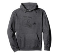Self Care Frog Drinking Tea Hoodie - Graphic Print Unisex - T-Shirt, Sweatshirt, Hoodie