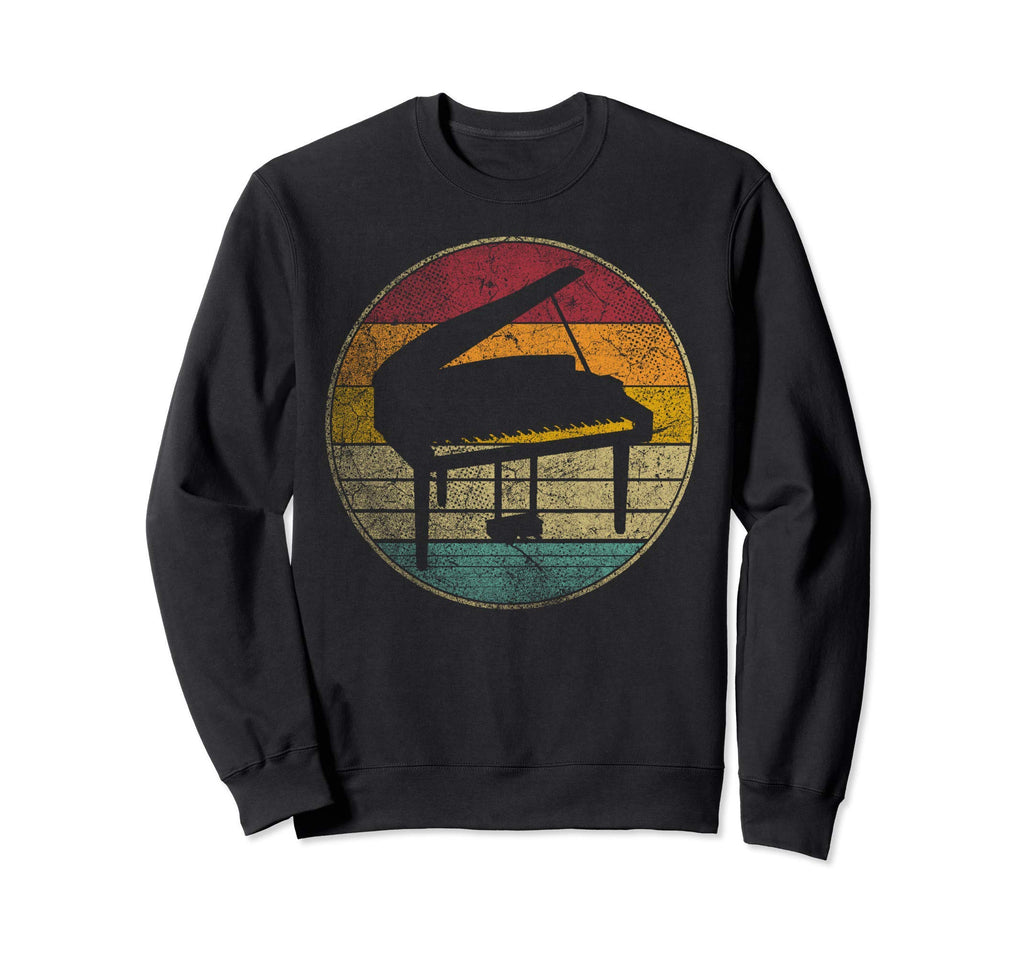 Piano Pianist 70S 80S Musician Music Sweatshirt - Aesthetic Graphic Unisex - T-Shirt, Sweatshirt, Hoodie