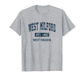 West Milford West Virginia Wv Athletic T-Shirt - Trendy Graphic for Adults - T-Shirt, Sweatshirt, Hoodie
