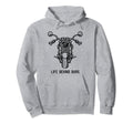 Distressed Motorcycles Life Behind Bars Hoodie - Custom Art Print Men Women - T-Shirt, Sweatshirt, Hoodie